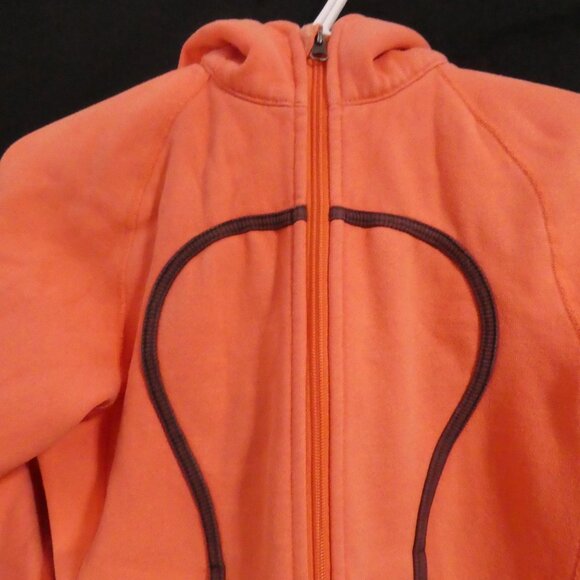 LULULEMON | see measurements | Orange and Brown Classic Heavyweight Scuba Hoodie - Picture 5 of 16